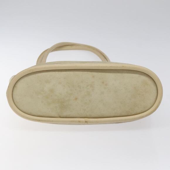 GUCCI Shoulder Bag Suede Beige Gold - Picture 9 of 12